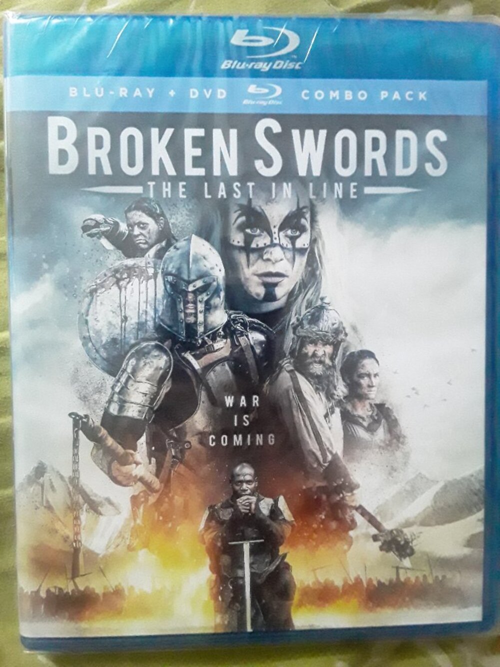2019 Sealed 2-disc combo pack BLU RAY DVDA Fantasy Film Broken Swords: Last in L